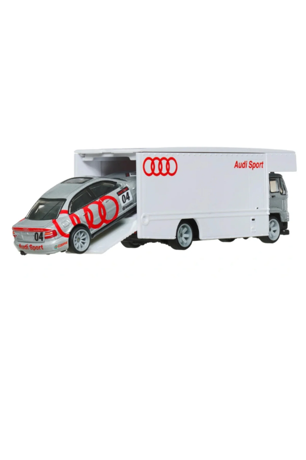 ماشین اسباب بازی ممتاز حمل و نقل تیم کشت اتومبیل AUDI S4 QUATTRO FLYER HOT WHEELS