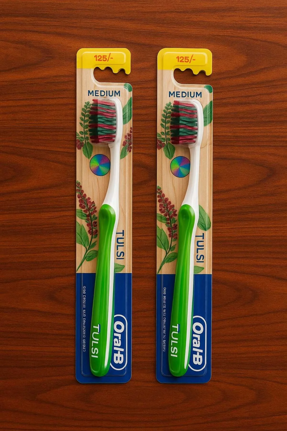 مسواک دستی B TULSI دهان 2 قطعه اورال بی Oral-B