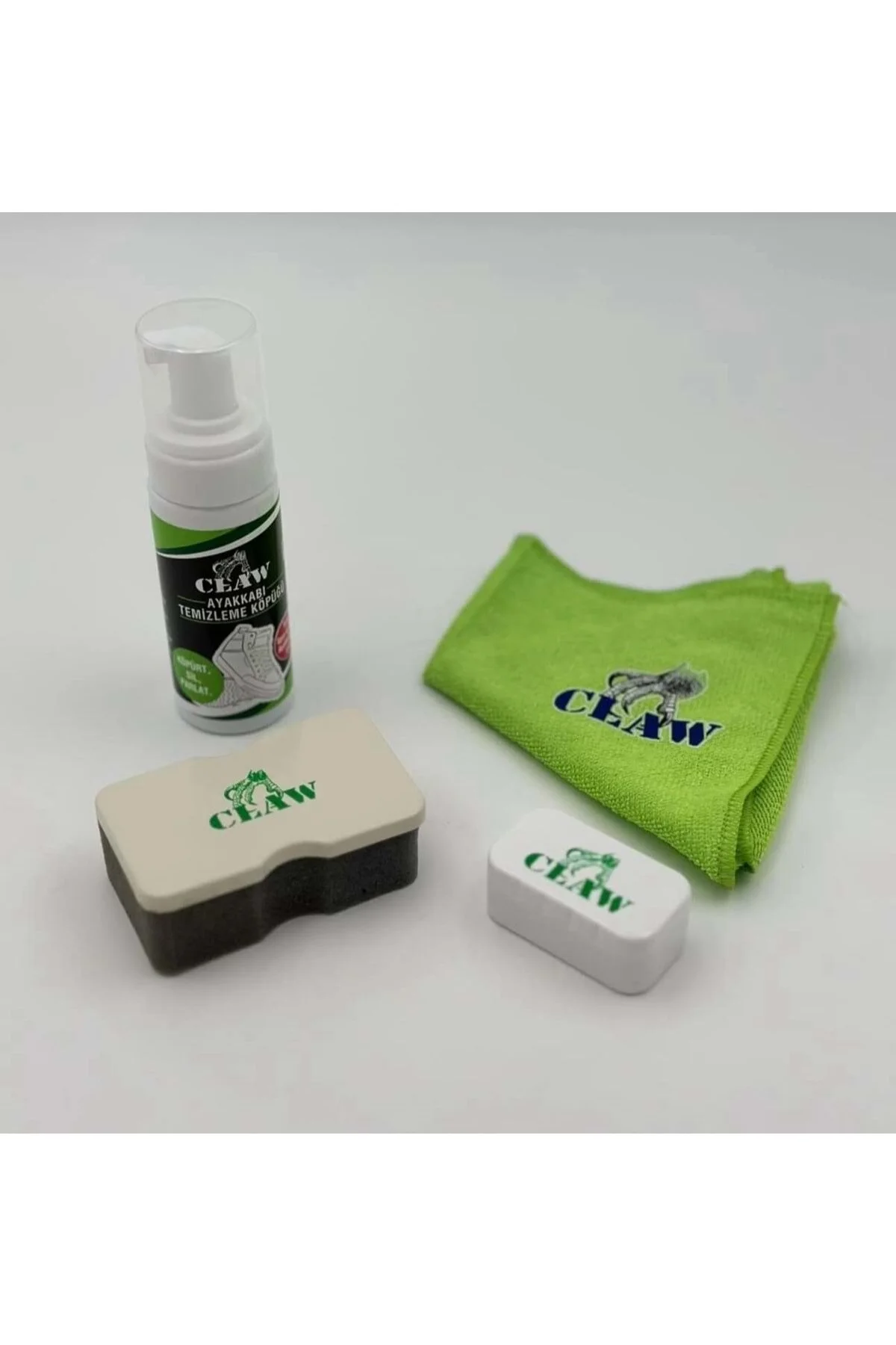 مراقبت کفش ورزش و چرمی تعمیر نگهداری کف تمیز کردن کفش+لهستانی+پارچه کننده+اسفنج Desimod