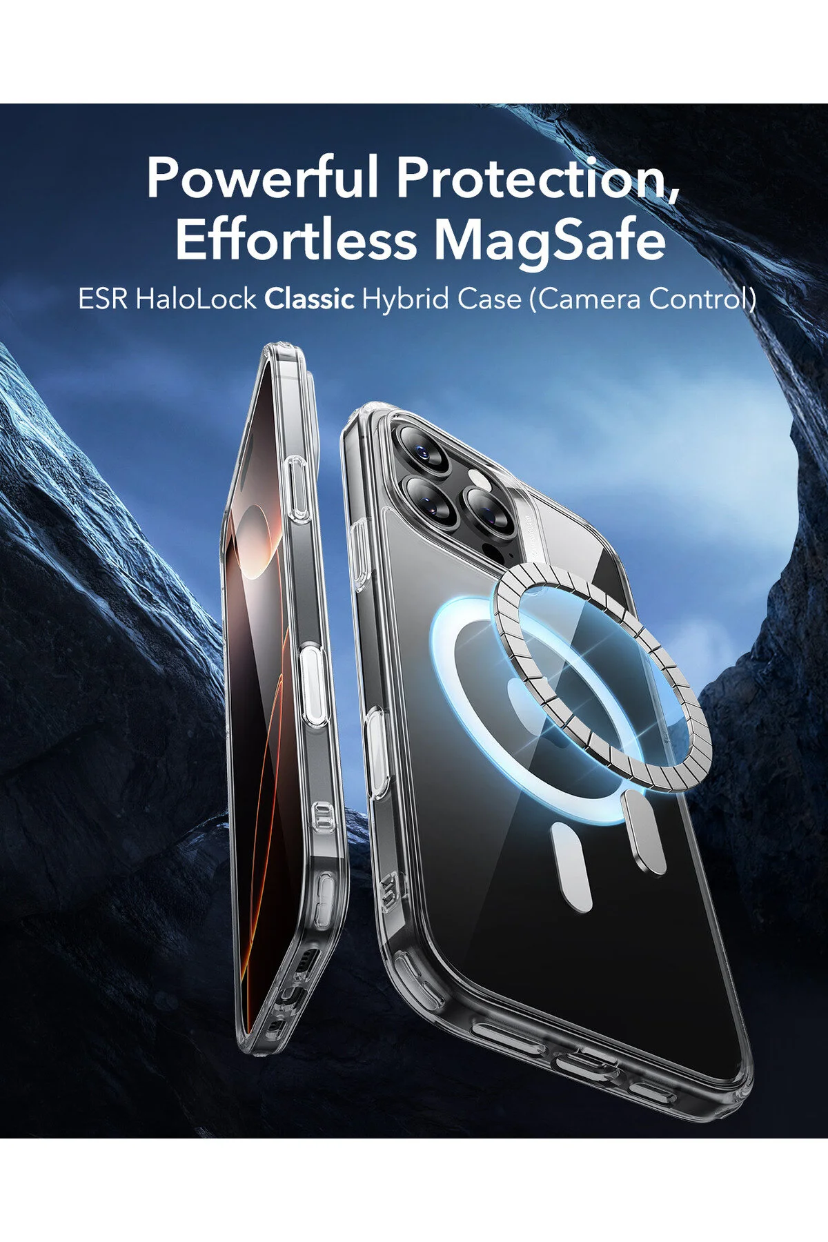 کاور و قاب IPHONE 16 PRO MAX HALOLOCK MAGSAFE CLASSIC HYBRID CASE دکمه کنترل دوربین ESR