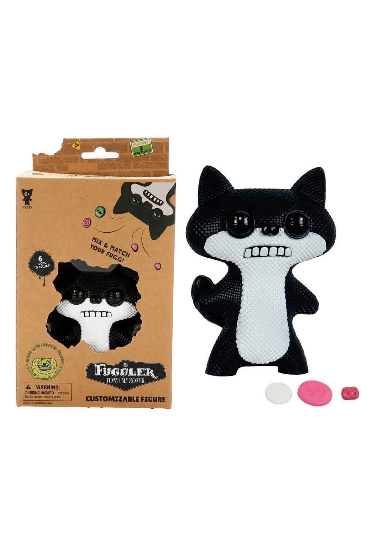 اسباب بازی های فیگور دیگر شکل منفرد قابل تنظیم 6 BLACK SUSPICIOUS FOX CHASE Fuggler