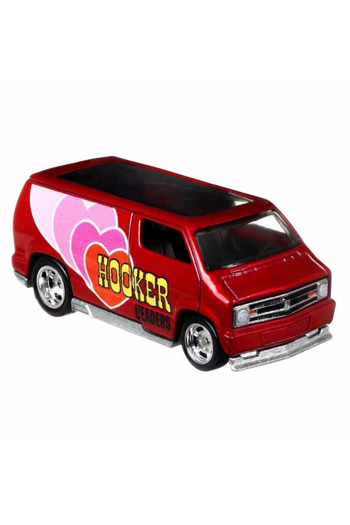 اسباب بازی های فیگور دیگر مردانه و زنانه CORS POP PREMIUM CARS DLB45 HCN84 09 CUSTOM FORD TRANSIT CONNECT HOT WHEELS