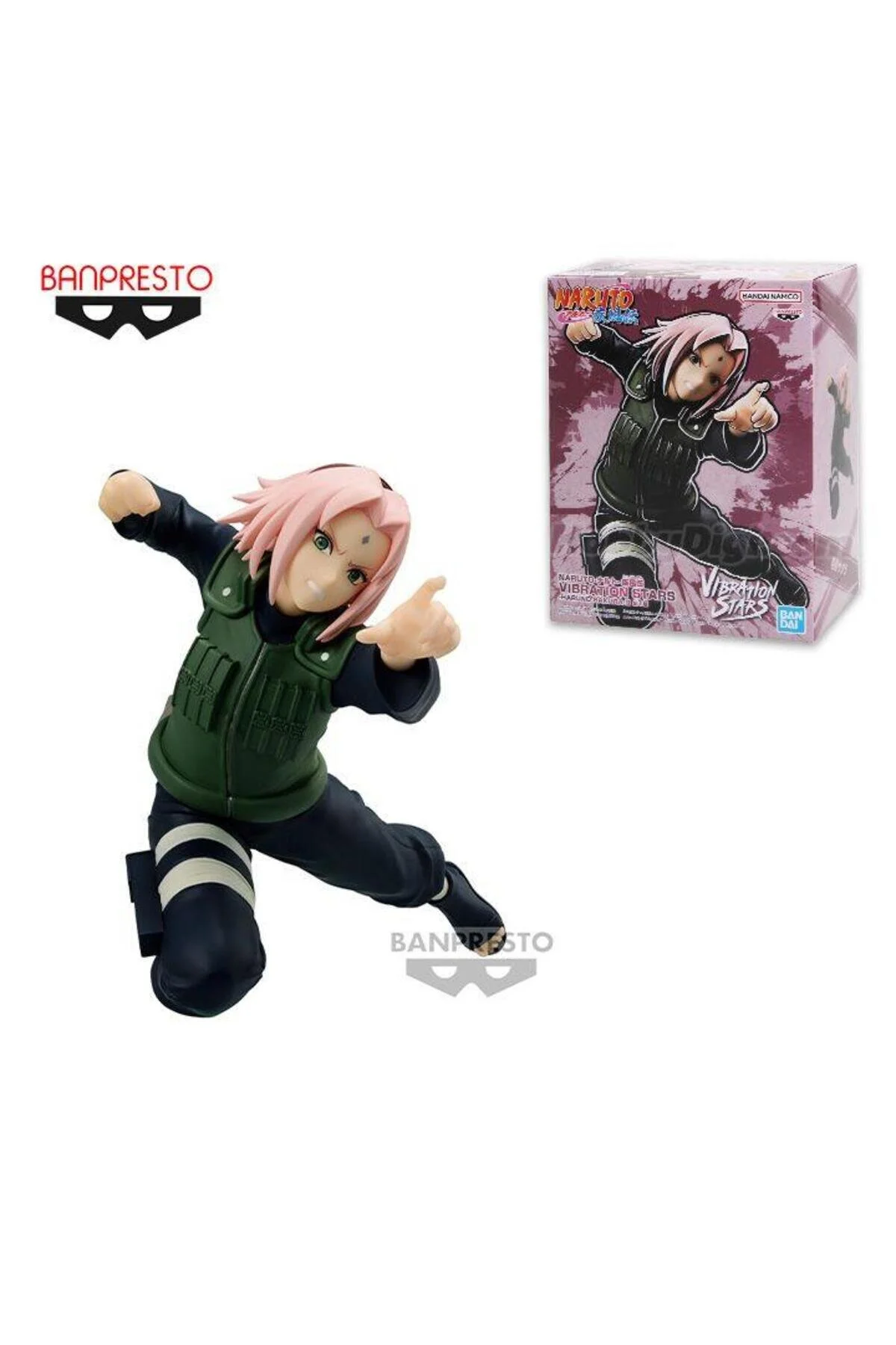 فیگور ستاره های ارتعاشی ناروتو شیپودن مجسمه ساکورا 14 سانتی متر Banpresto
