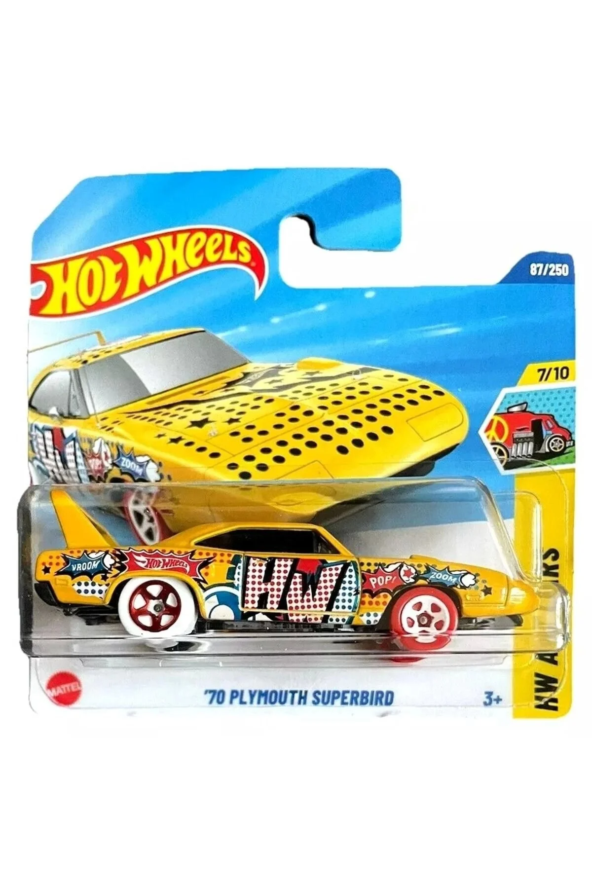 ماشین اسباب بازی 2025 SINGLE CAR '70 PLYMOUTH SUPERBIRD 7 10 هات ویلز اورجینال HOT WHEELS