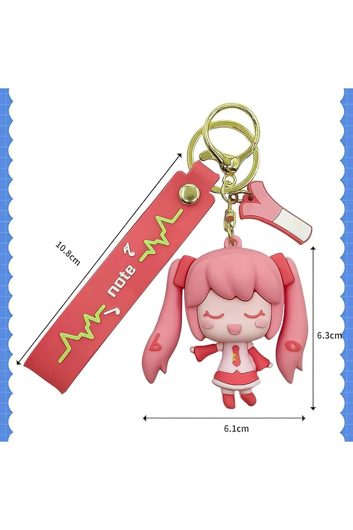جلیقه کلید انیمه HATSUNE MIKU LAITO MEIKO جاکلیدی و کیف لوازم جانبی KAGAMINE RIN LEN FG KONNİCHİWA