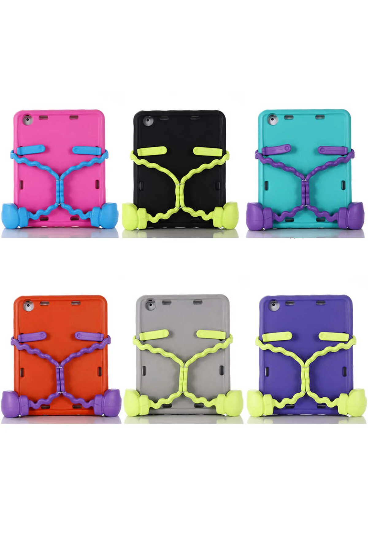 کاور تبلت IPAD 2 3 4 EVA BOXER TABLET SILICONE RED Effox