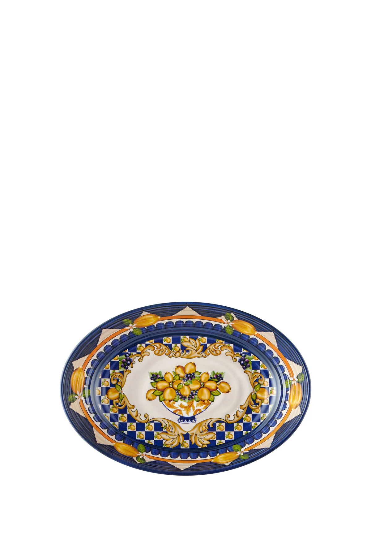 اشیاء دکوراتیو و مجسمه کاسه بیضی آبی CAPRI BLUE CHIARA ALESSI