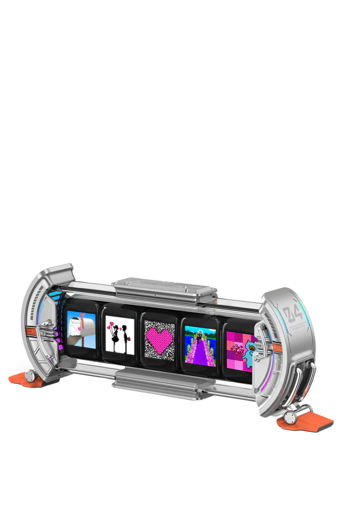 اشیاء دکوراتیو و مجسمه TIMESGATE 5 SCREEN RGB LIGHT SMART CLOCK DIGITAL Divoom