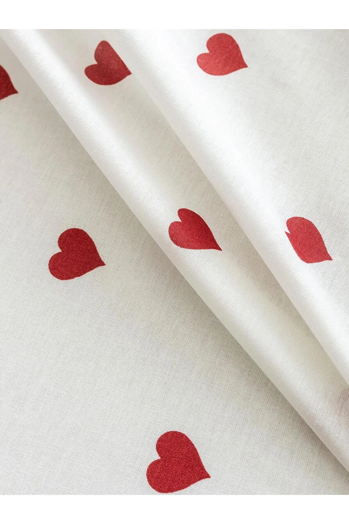 ست ملحفه یک نفره LCW HOME HEART PRINTED DOUBLE EASTERN W5 LC Waikiki