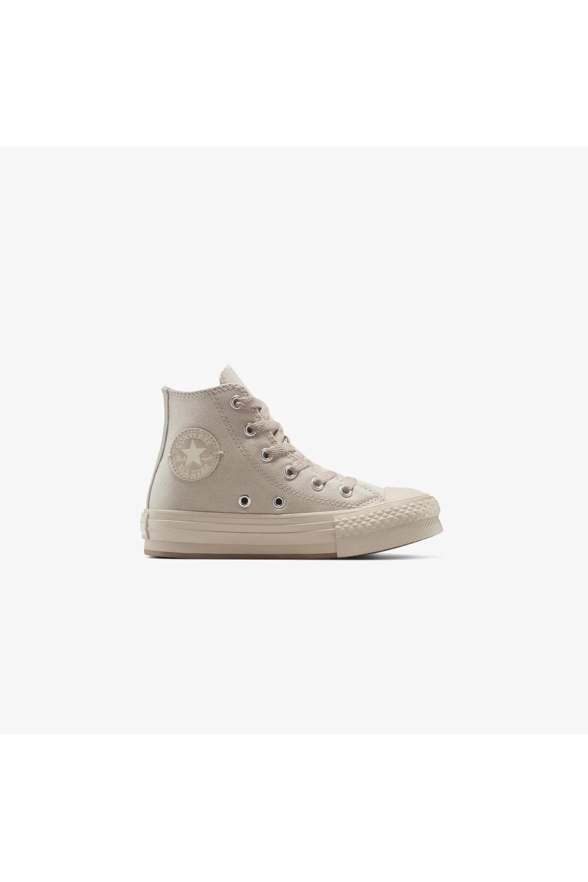 اسنیکر کفش ورزشی بچه گانه بژ با پلتفرم بالابر CHUCK TAYLOR ALL STAR EVA کانورس Converse