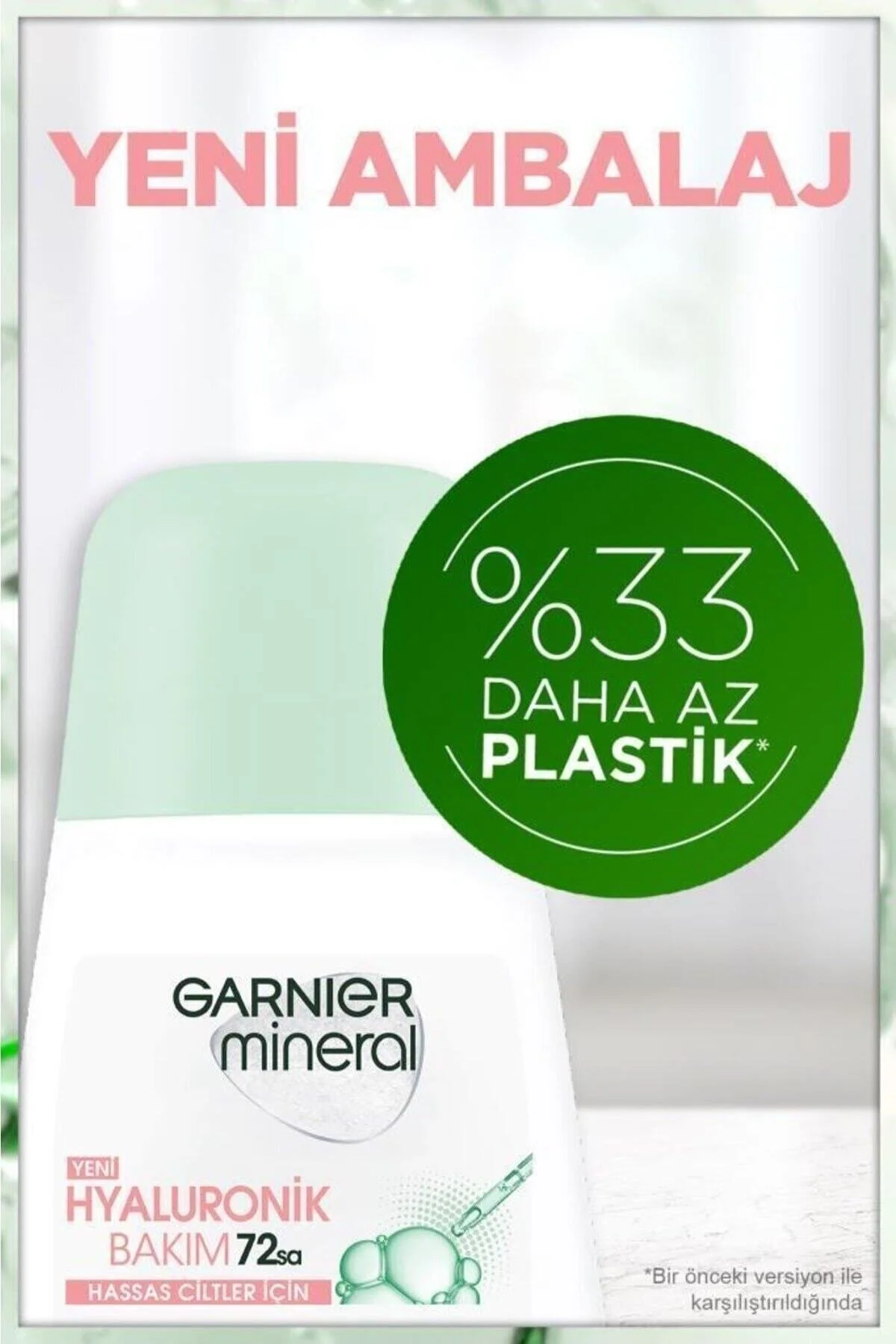 دئودورانت و رول آن مردانه زنانه مراقبت از هیالورونیک معدنی 72 ساعت کارآمد X5 قطعات Garnier