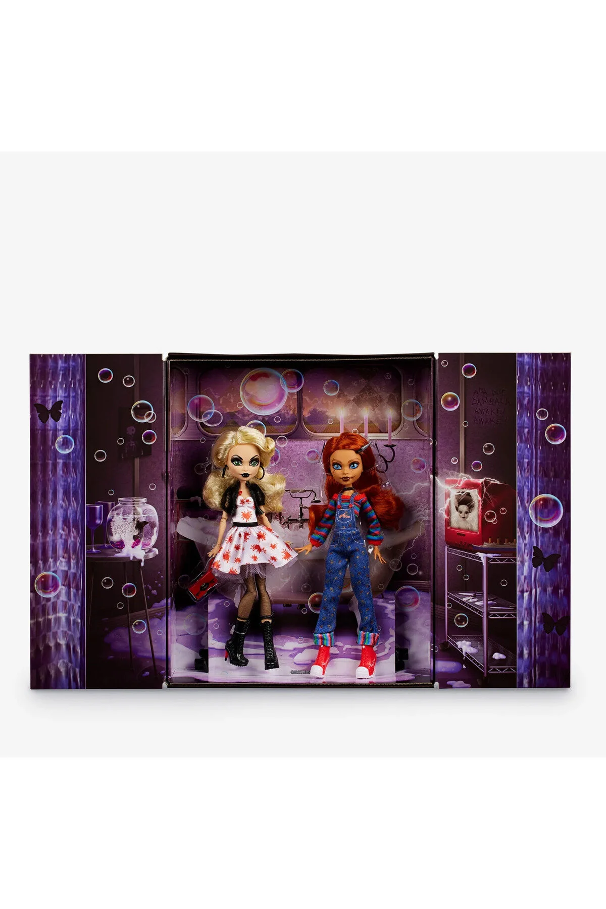 عروسک های اسباب بازی و لوازم جانبی پسرانه دخترانه بچگانه بسته جمجمه چاکی تیفانی کودک 2 MONSTER HIGH