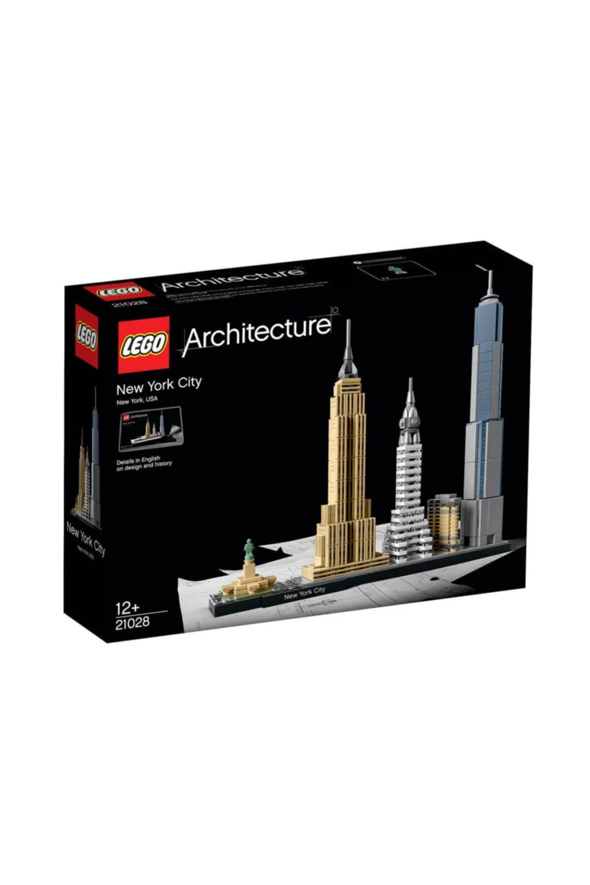 اسباب بازی های پشمی معماری شهر نیویورک 21028 اورجینال LEGO