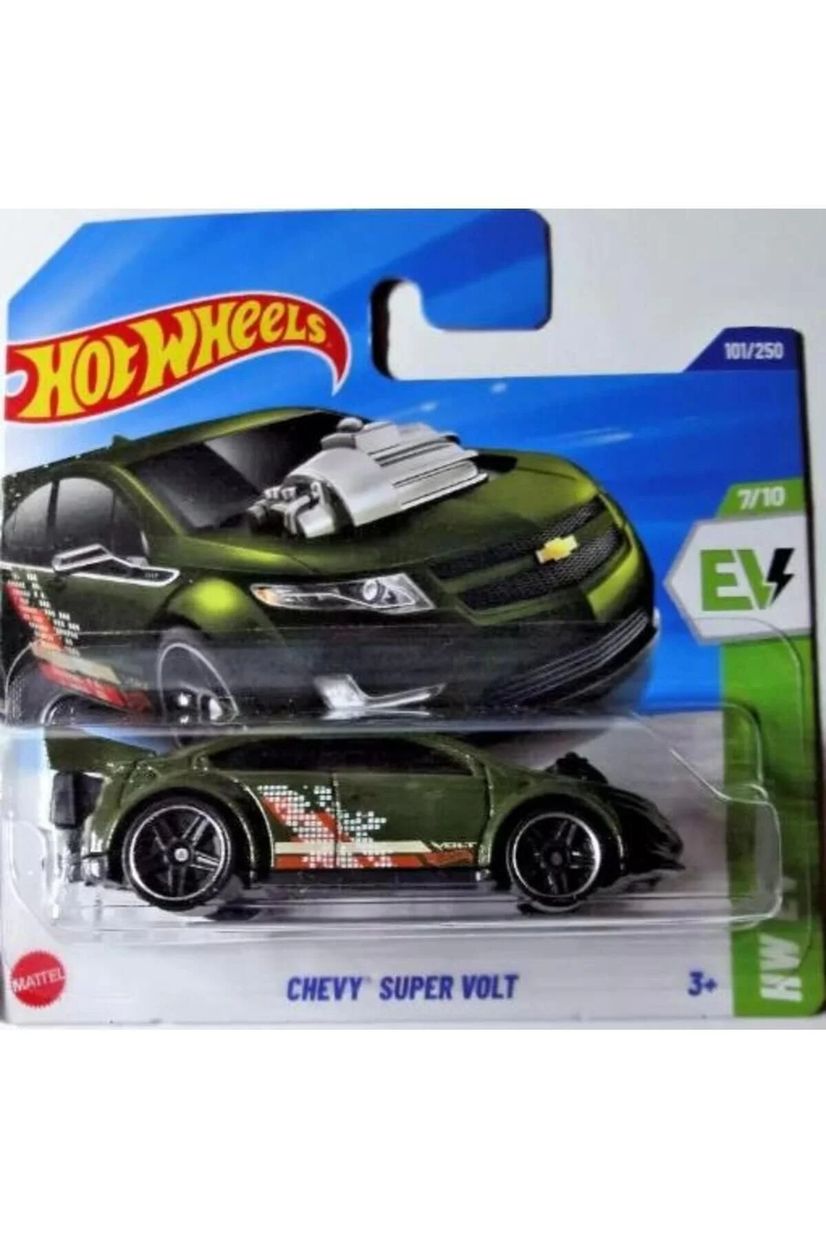 ماشین اسباب بازی SINGES CAR CHEVY SUPER VOLT HYY99 هات ویلز اورجینال HOT WHEELS