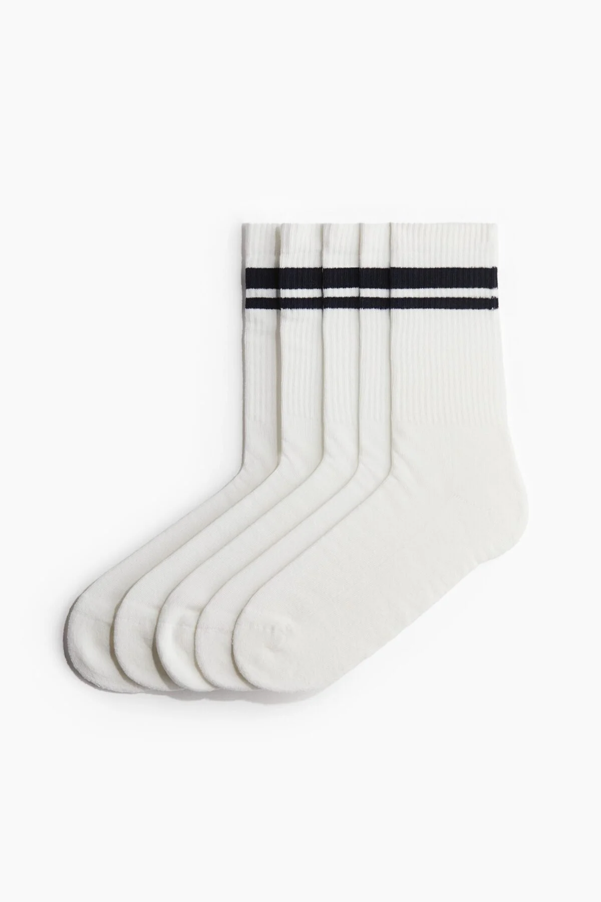 جوراب سفید مردانه 5 اورجینال H M H&M
