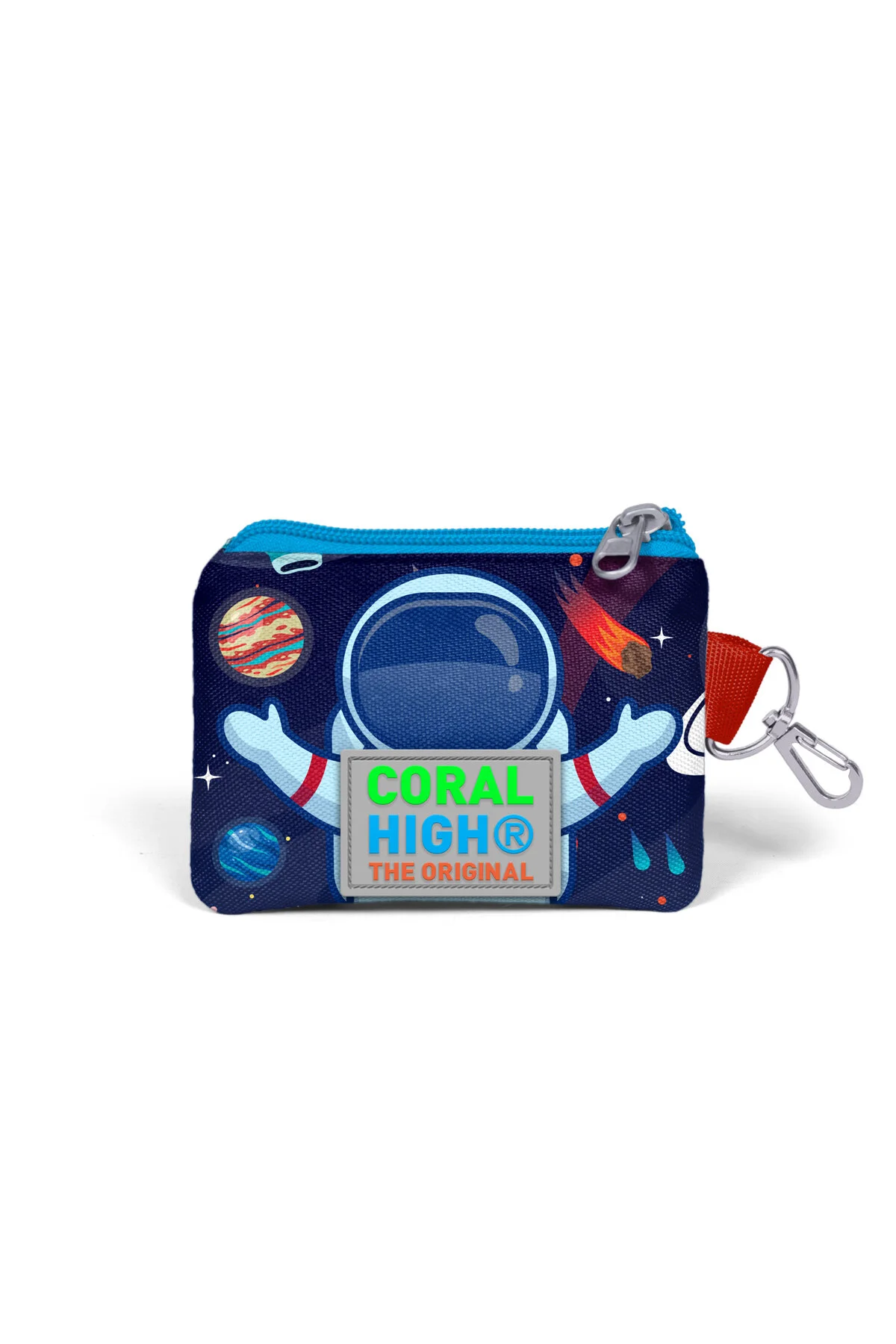 کیف پول سکه ای با طرح فضانورد آبی ساکس 21824 Coral High