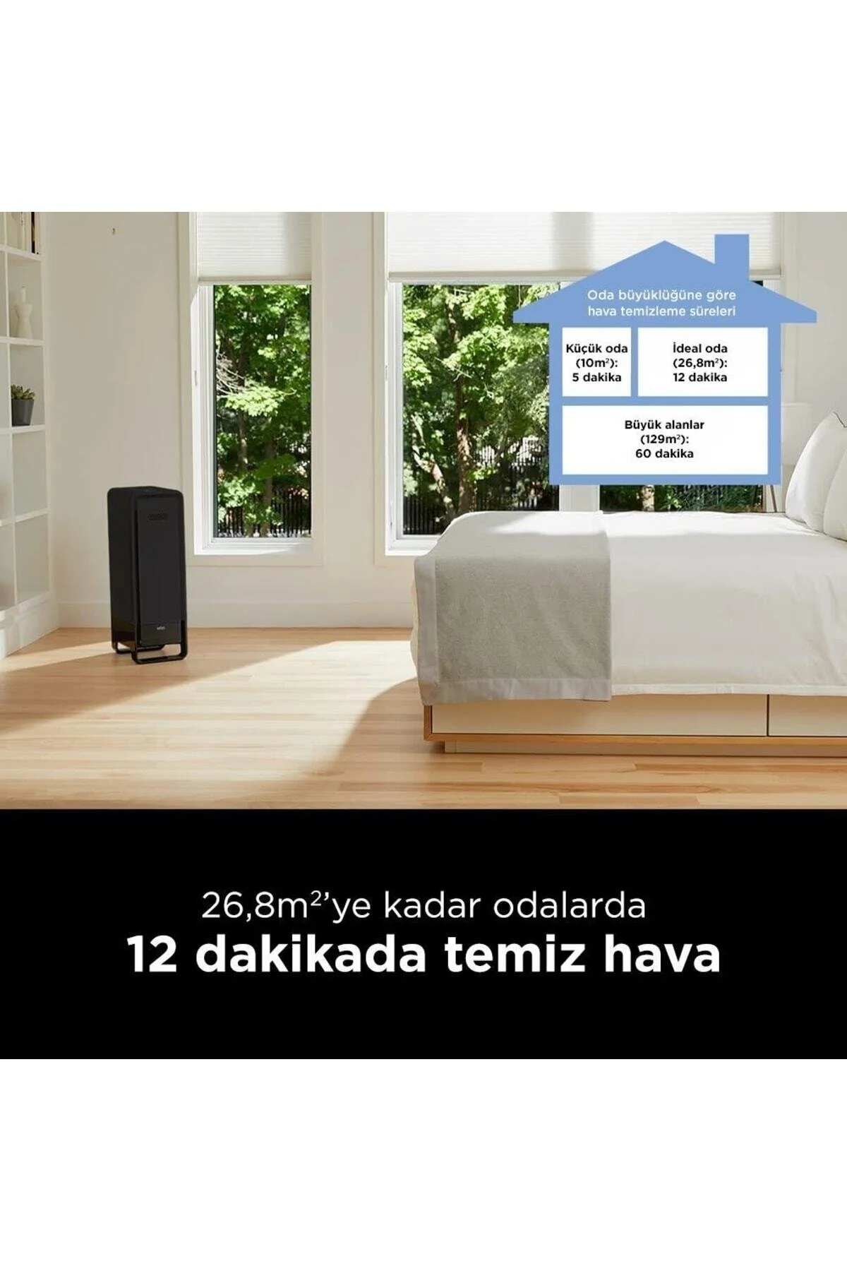 تصفیه کننده هوا BFD104BE2 اسکن و هوای تمیز اورجینال Braun