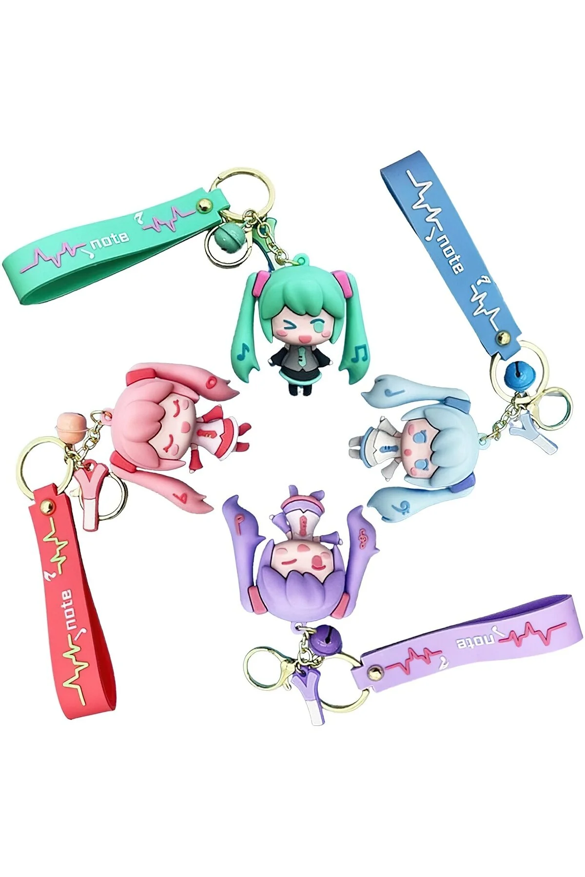 جلیقه کلید انیمه HATSUNE MIKU LAITO MEIKO جاکلیدی و کیف لوازم جانبی KAGAMINE RIN LEN FG KONNİCHİWA