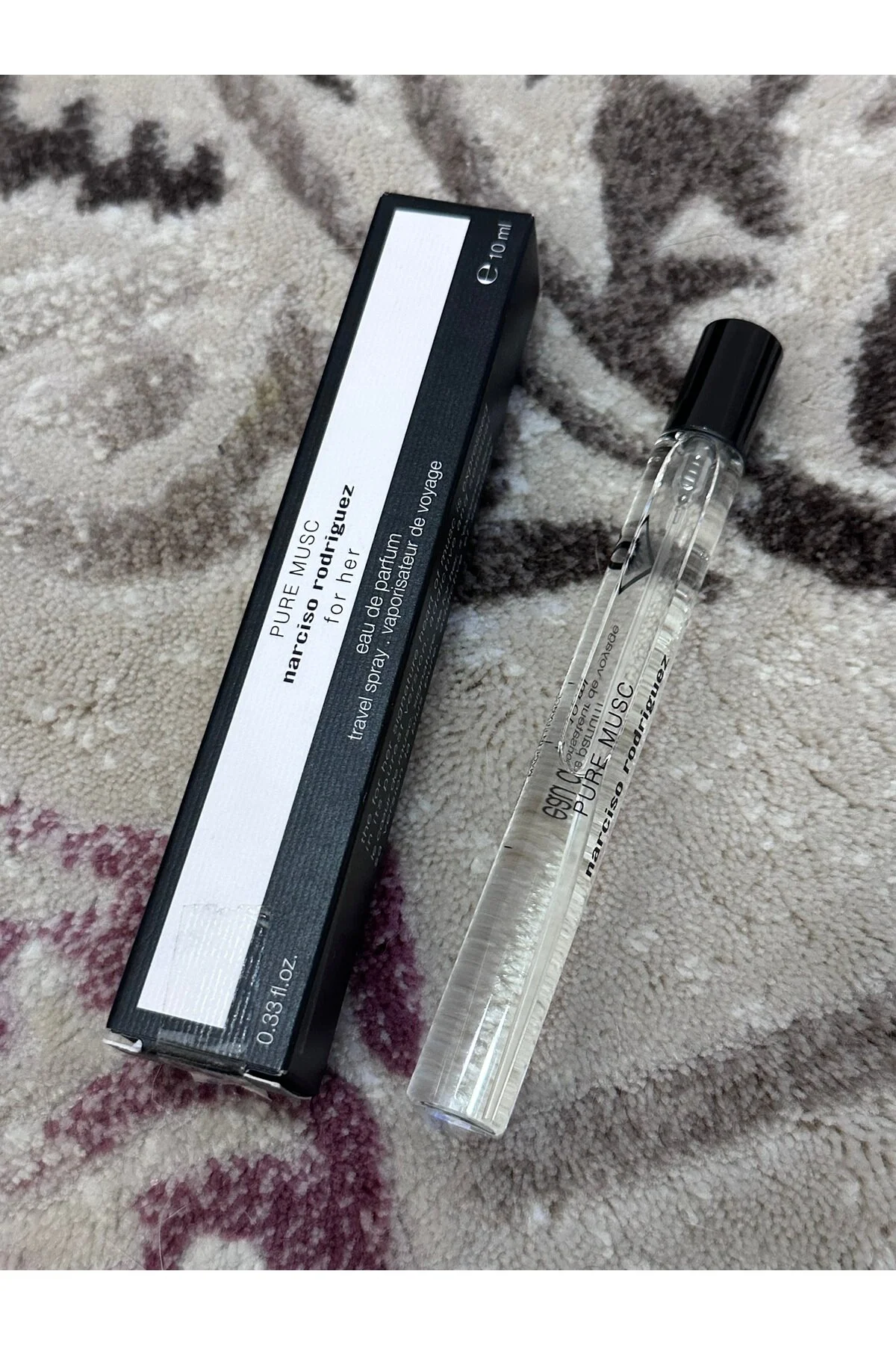عطر PURE MUSC NARCISO RODRIGUEZ FOR HER ادوپرفیوم 10 ML اسپری مسافرتی زنانه Narciso Rodriguez