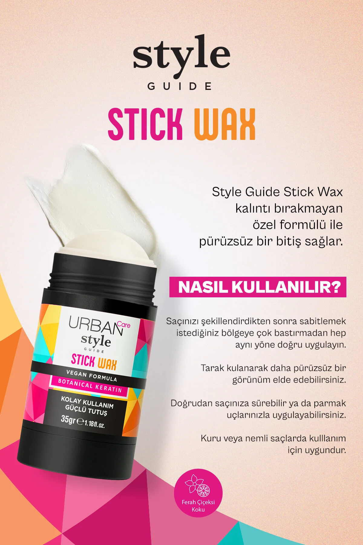 واکس حالت دهنده مو با قدرت نگهداری بالا مدل Style Guide حجم 35 گرم Urban Care
