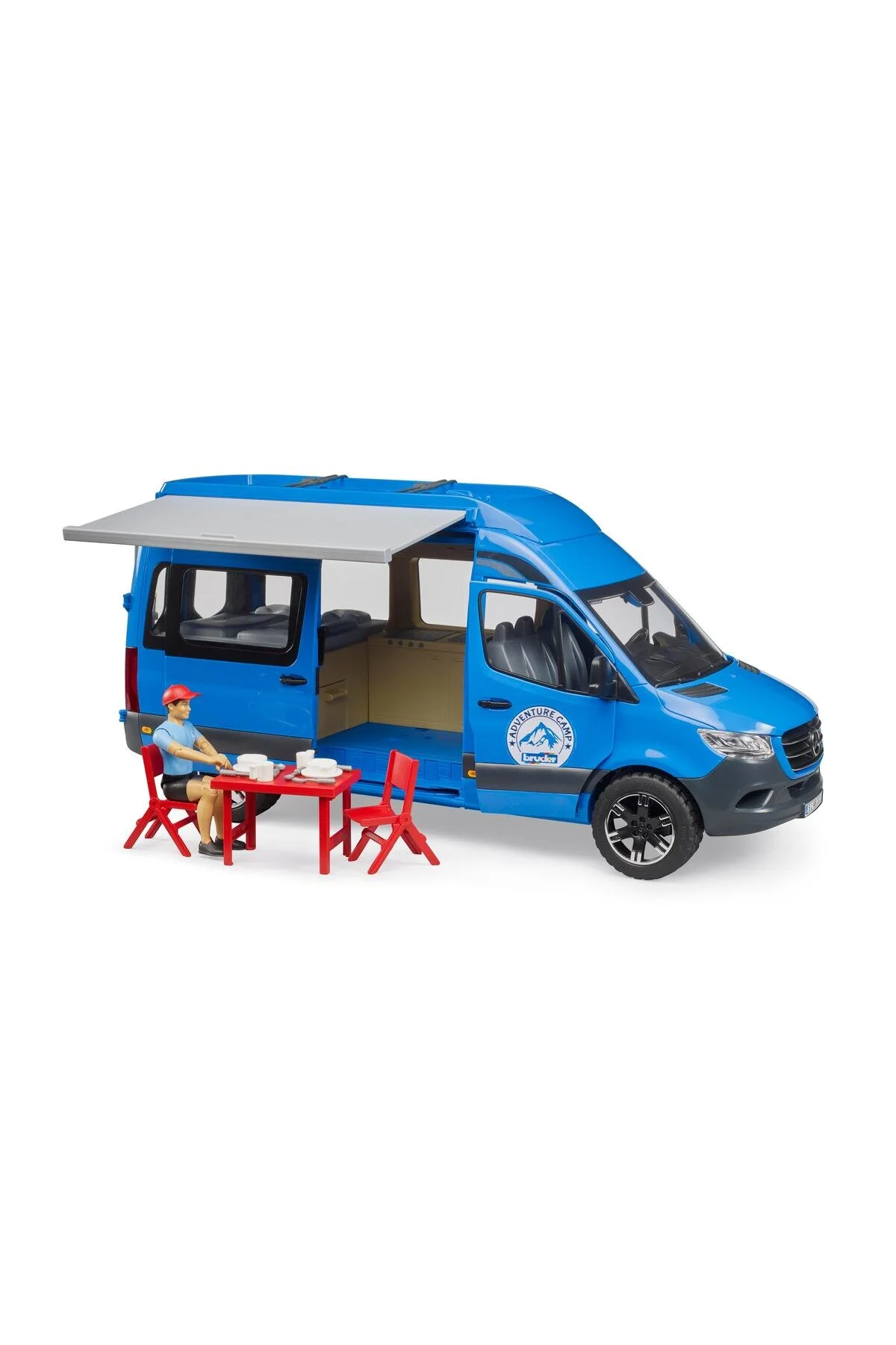 اتوبوس و مینی بوس اسباب بازی TOY M. BENZ SPRINTER CAMPING VEHICLE CAMPERS لوازم جانبی BR02684 Bruder