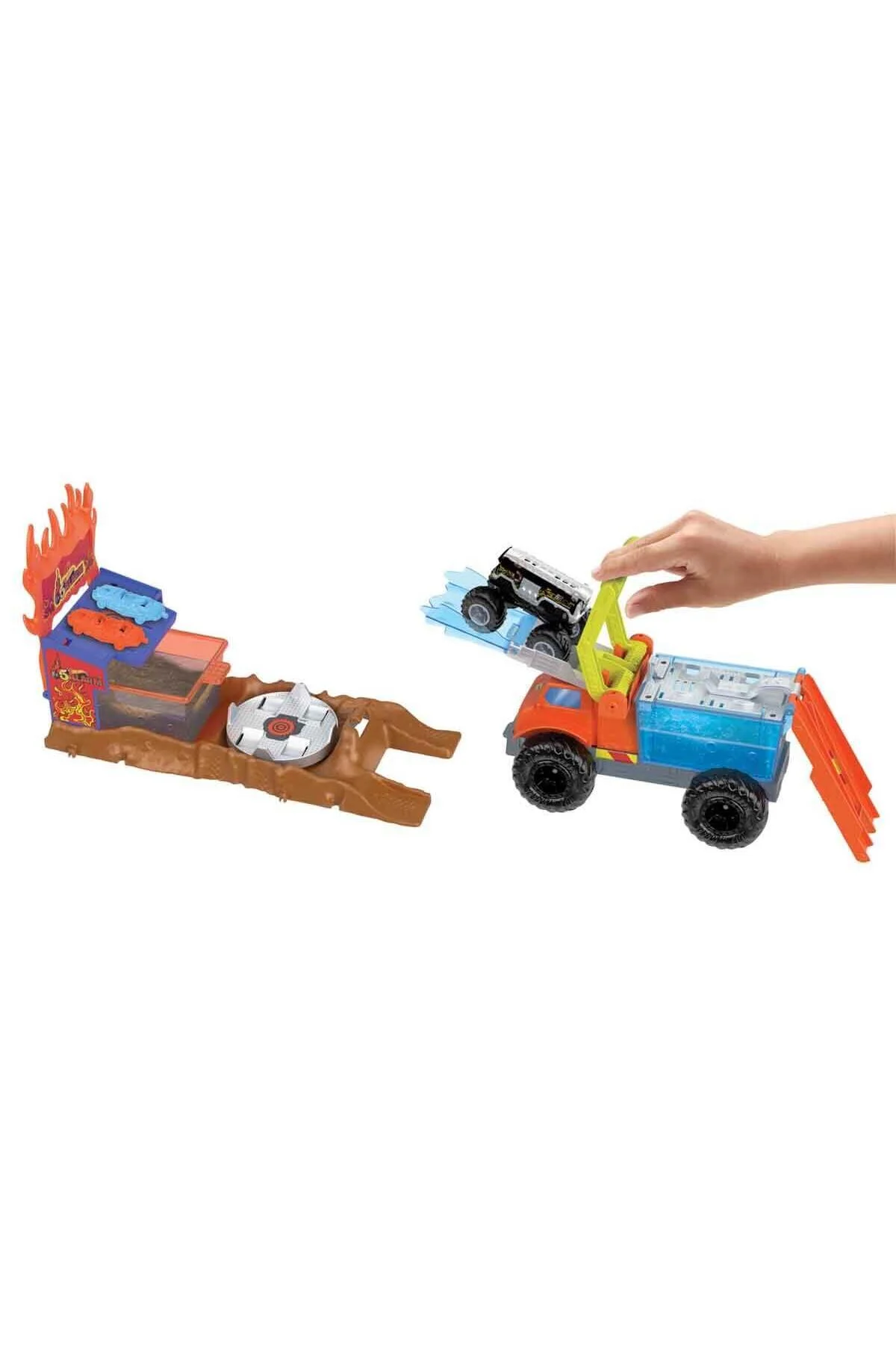 اسباب بازی های فیگور دیگر مردانه و زنانه MONSTER TRUCKS ARENA BUNWAY HPN73 HOT WHEELS