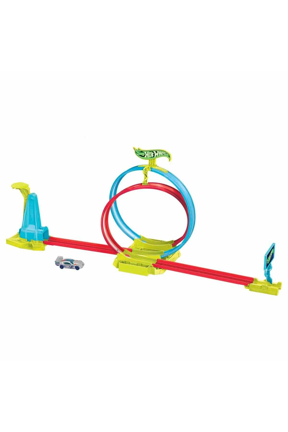اسباب بازی های دیگر ست مسابقه دایره دو نفره HOT WHEELS NEON RACES از ترکیه HOT WHEELS