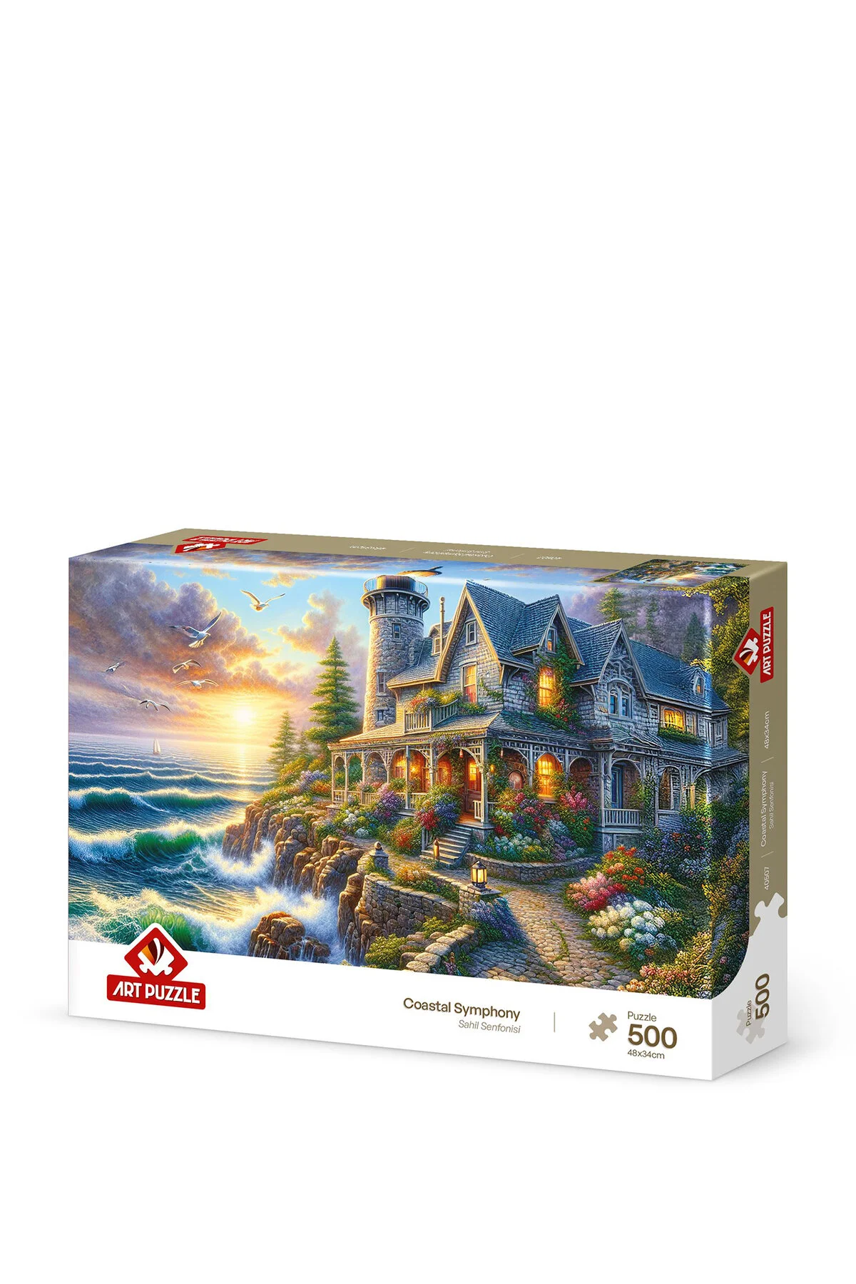 اشیاء دکوراتیو و مجسمه سمفونی ساحلی 500 پازل اورجینال ارت Art Puzzle