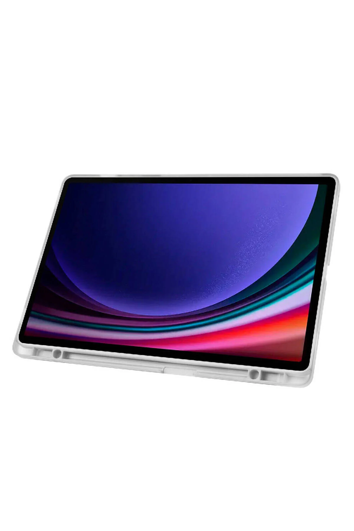کاور تبلت SAMSUNG GALAXY TAB S10 FE+ PLUS ORIGAMI CASE + موس کیبورد نوک یدکی قلم S محافظ صفحه نمایش خاکستری Covpor