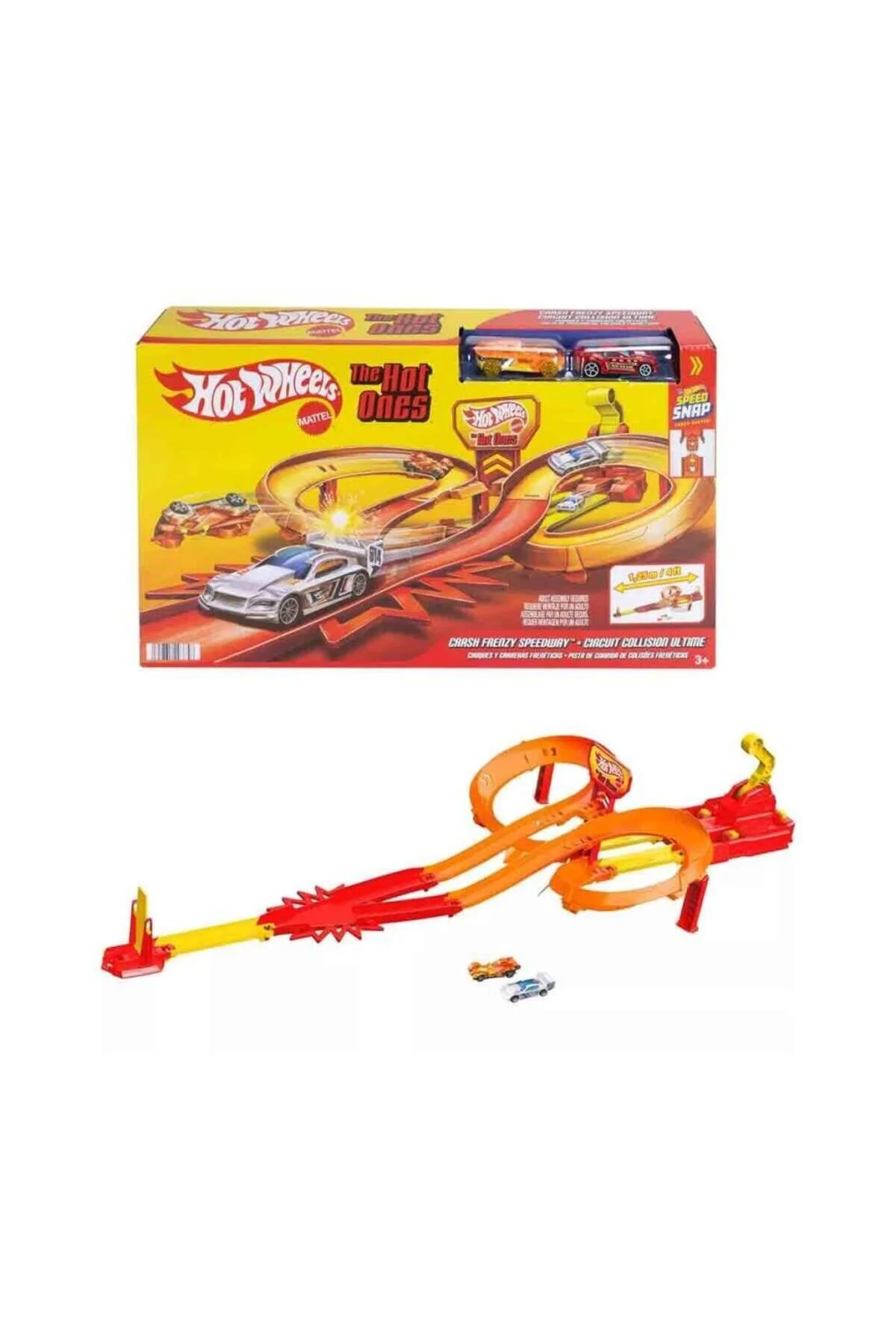 کامیون و ماشین آلات ساختمانی اسباب بازی جنون بزرگراه های گرم JFD11 هات ویلز HOT WHEELS