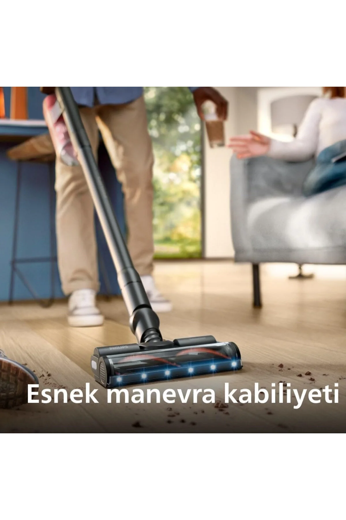 جاروبرقی ایستاده XC6552 01 عمودی بی سیم 6000 سری +AZUR 7500 3200 W هدیه اتو بخار فیلیپس Philips