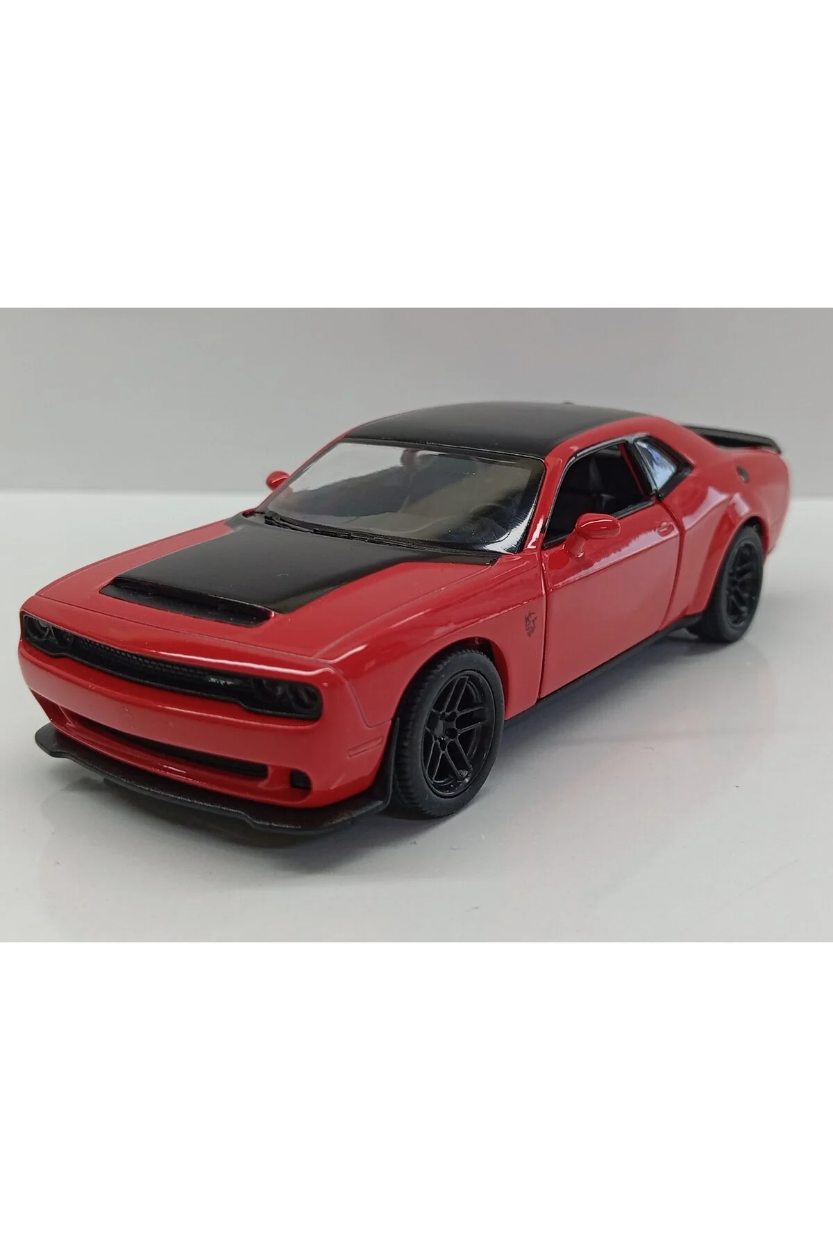 مدل خودرو DIANOMI 1:40 SCALE DODGE CHALLENGER SRT DEMON 170 RED PULL DROP METAL CAR اورجینال Kinsmart