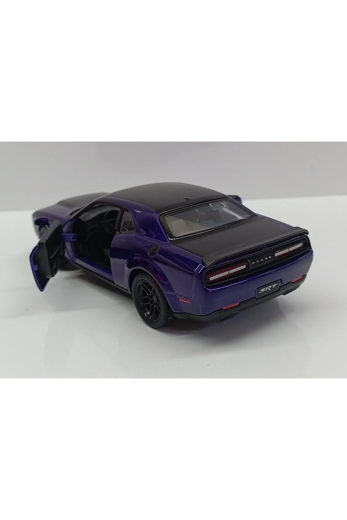 مدل خودرو DIANOMI 1:40 SCALE 2023 DODGE CHALLENGER SRT DEMON 170 PURPLE 13 CM PULL DROP METAL CAR اورجینال Kinsmart