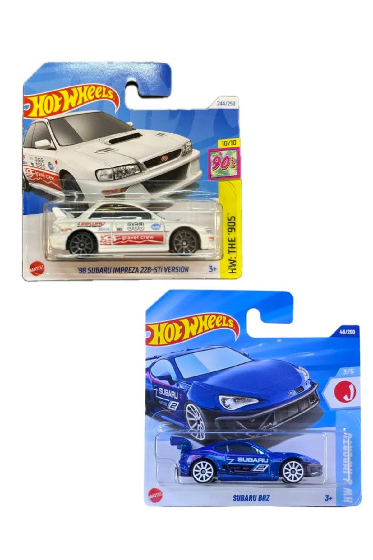 ماشین اسباب بازی 98 SUBARU IMPREZA 22B STI BRZ HOT WHEELS