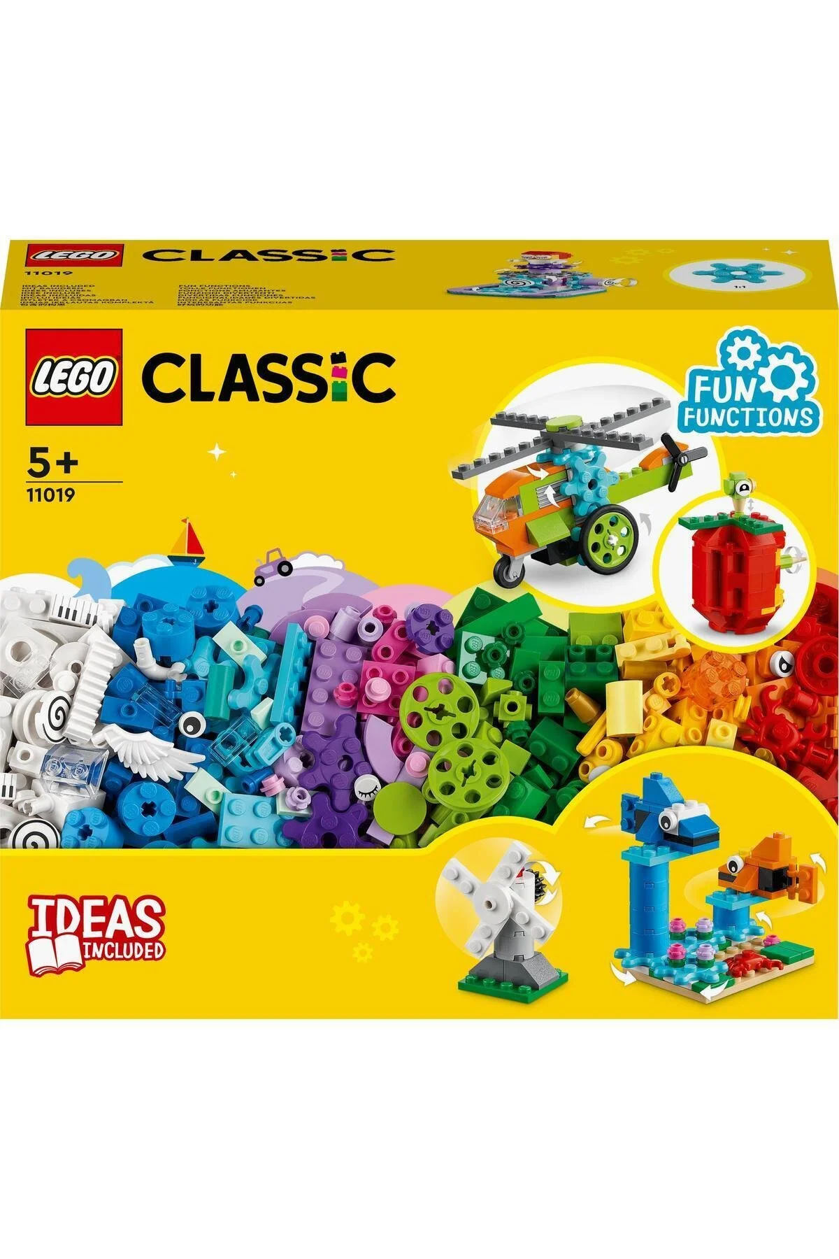 لگو و اسباب بازی های ساخت محور ® کلاسیک Bricks and Functions 11019 ست ساختمانی برای سنین 5 به بالا 500 قطعه LEGO