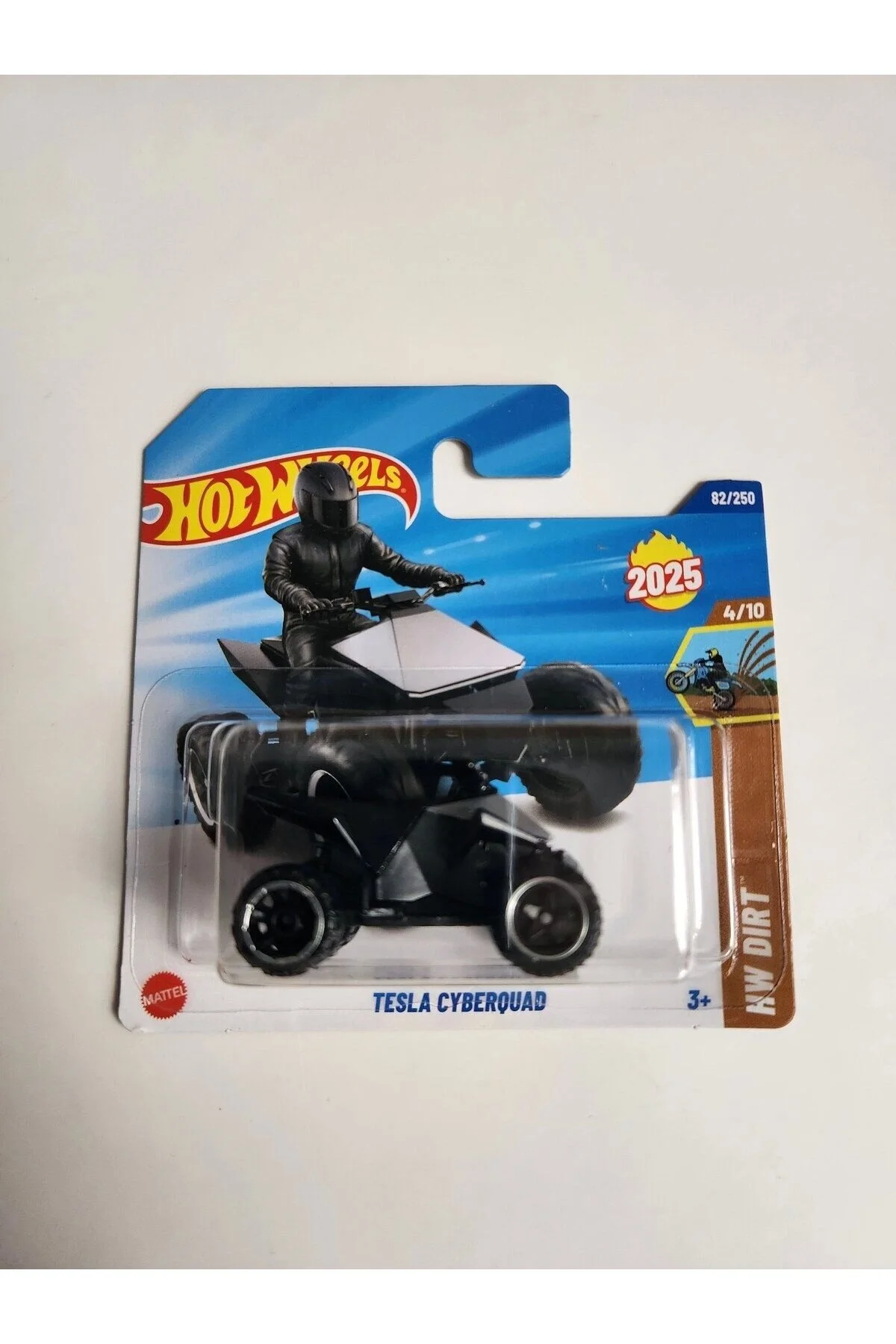 ماشین اسباب بازی HOTWHEELS 2025 TESLA CYBERQUAD هات ویلز اورجینال HOT WHEELS