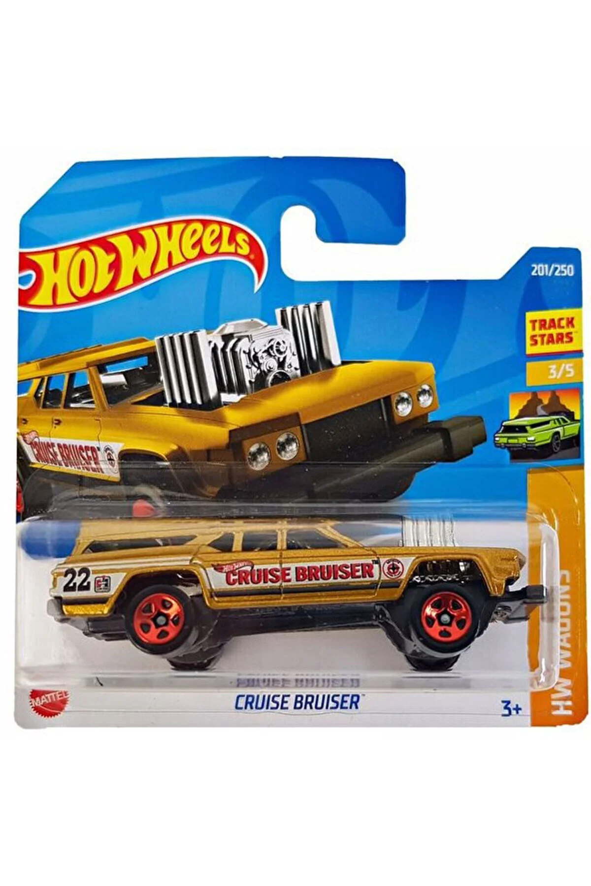 ماشین اسباب بازی CRUISE BRUISER HW SINGLE CART COLLECTION SERIES 1:64 هات ویلز اورجینال HOT WHEELS