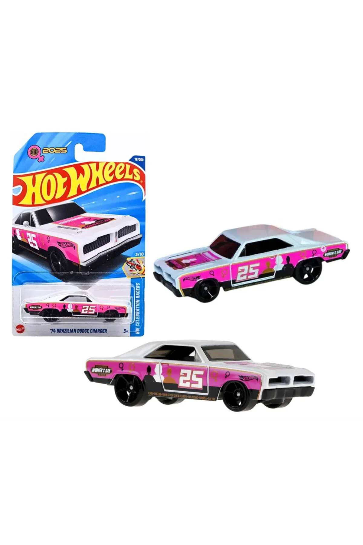 ماشین اسباب بازی 74 مجموعه تک DODGE BRAZILIAN SINGLE 1:64 هات ویلز HOT WHEELS
