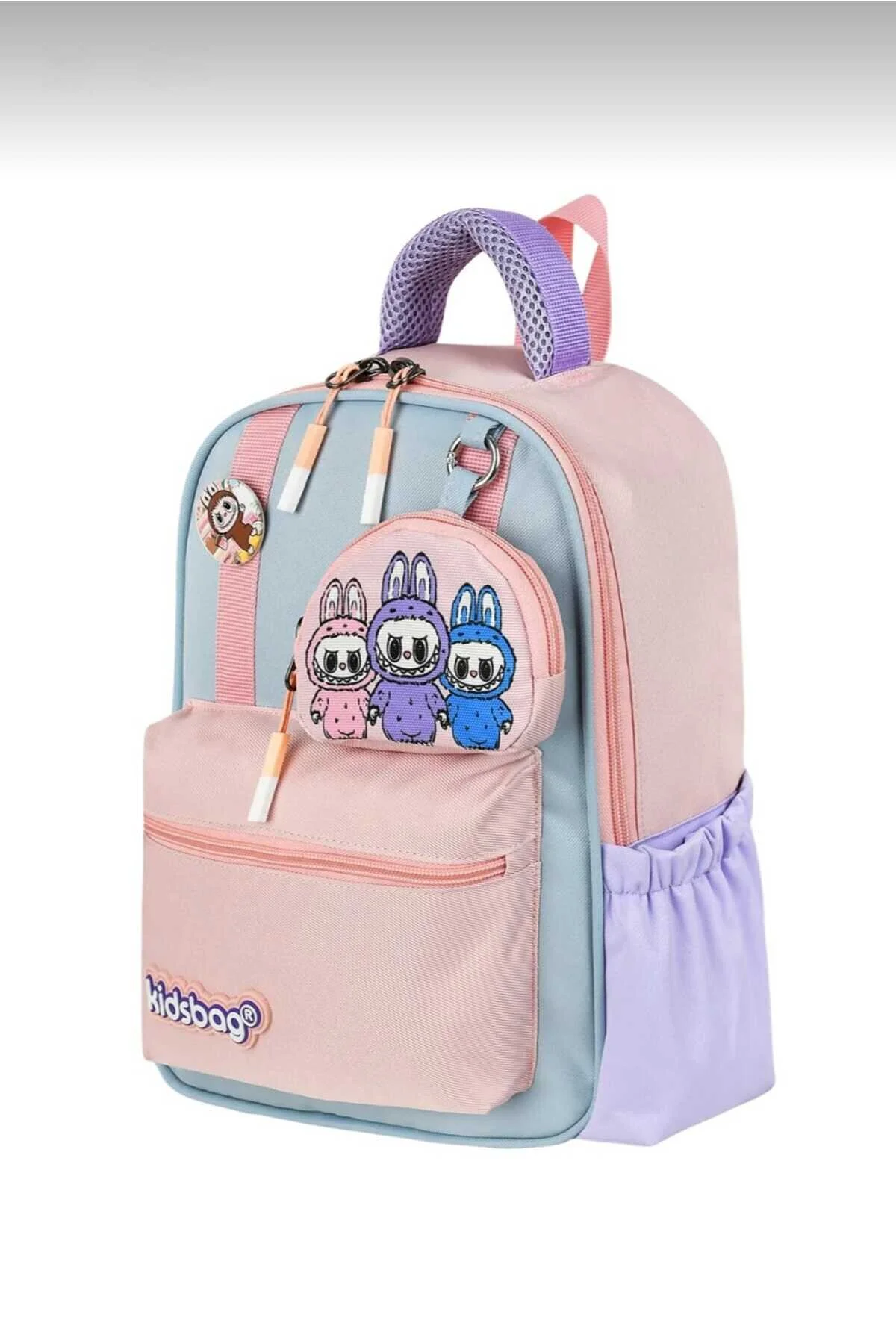 کیف مدرسه دخترانه و بچگانه LABUBU دختران مهد کودک کیسه AlphaClub Bag