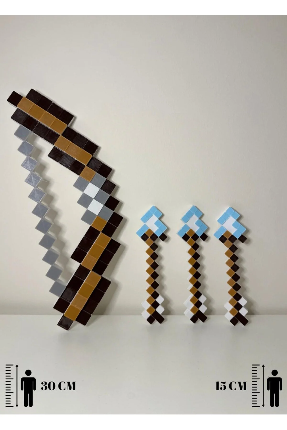 فیگور MINECRAFT 3 PIECES 15 CM ARROW + 1 PIECE 30 BOW SET You Toys