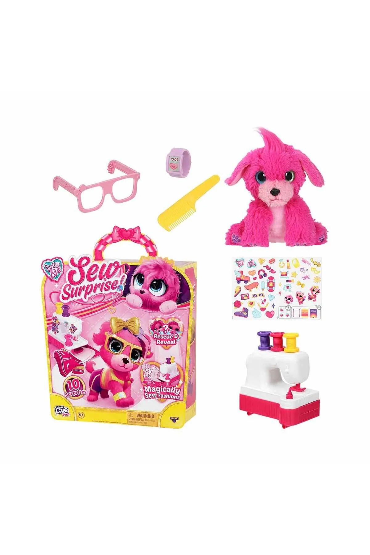 اسباب بازی های پشمی ست LUVS FASHION PINK CRU06000 را بپوشانید GIOCHI PREZIOSI