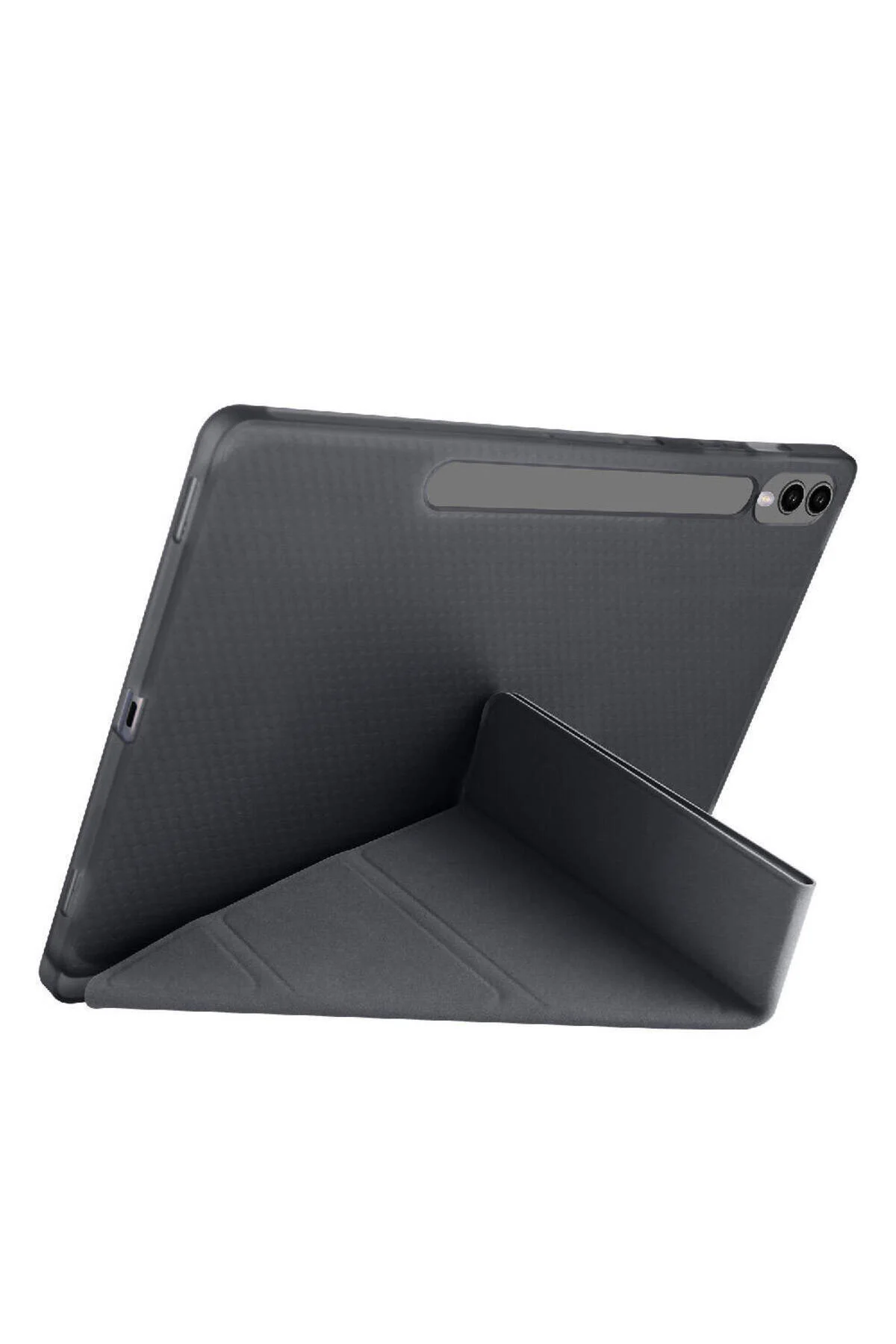کاور تبلت قاب ORIGAMI SAMSUNG GALAXY TAB S10 FE+ PLUS + موس کیبورد نوک یدکی قلم S محافظ صفحه نمایش مشکی Covpor