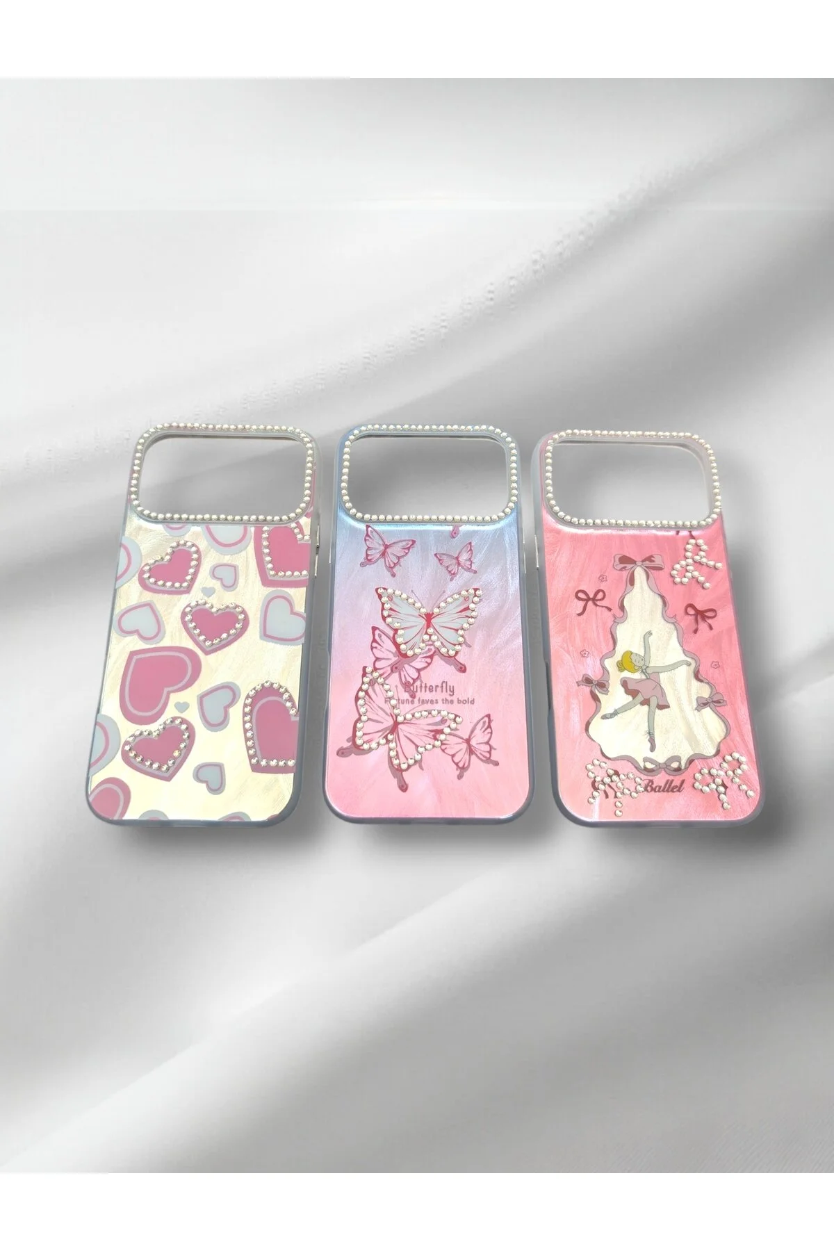 کاور و قاب IPHONE 17 PRO MAX CASE HEART STONE سیلیکون لوکس TECHNOAPP