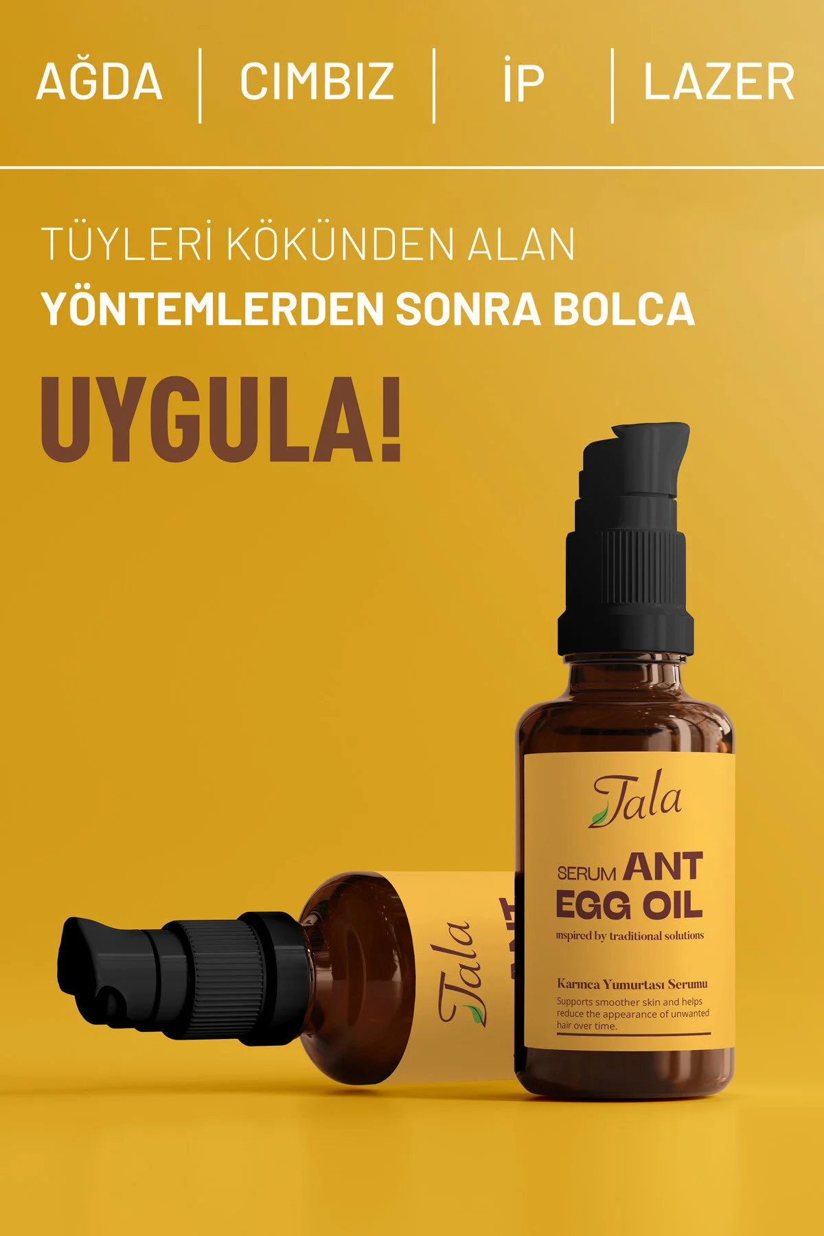 سرم روغن تخم مورچه 30 میلی لیتر مناسب برای کاهش و نازک کردن مو Tala