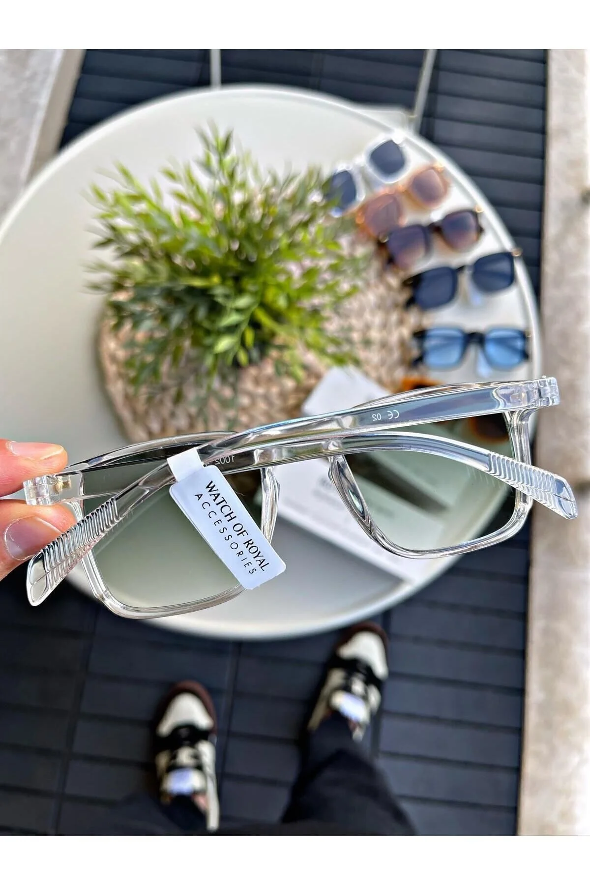 عینک آفتابی GLASS CE شفاف LORRAINEW اورجینال WATCHOFROYAL