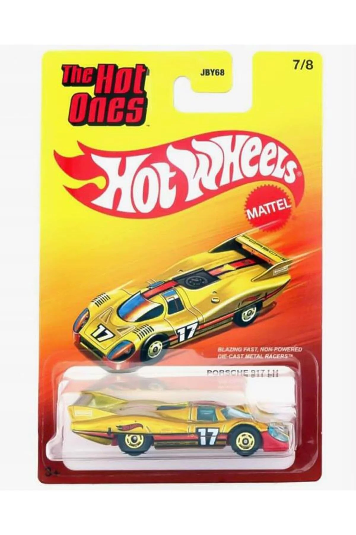 ماشین اسباب بازی HOT ONES PORSCHE 917 LH JBY75 هات ویلز اورجینال HOT WHEELS