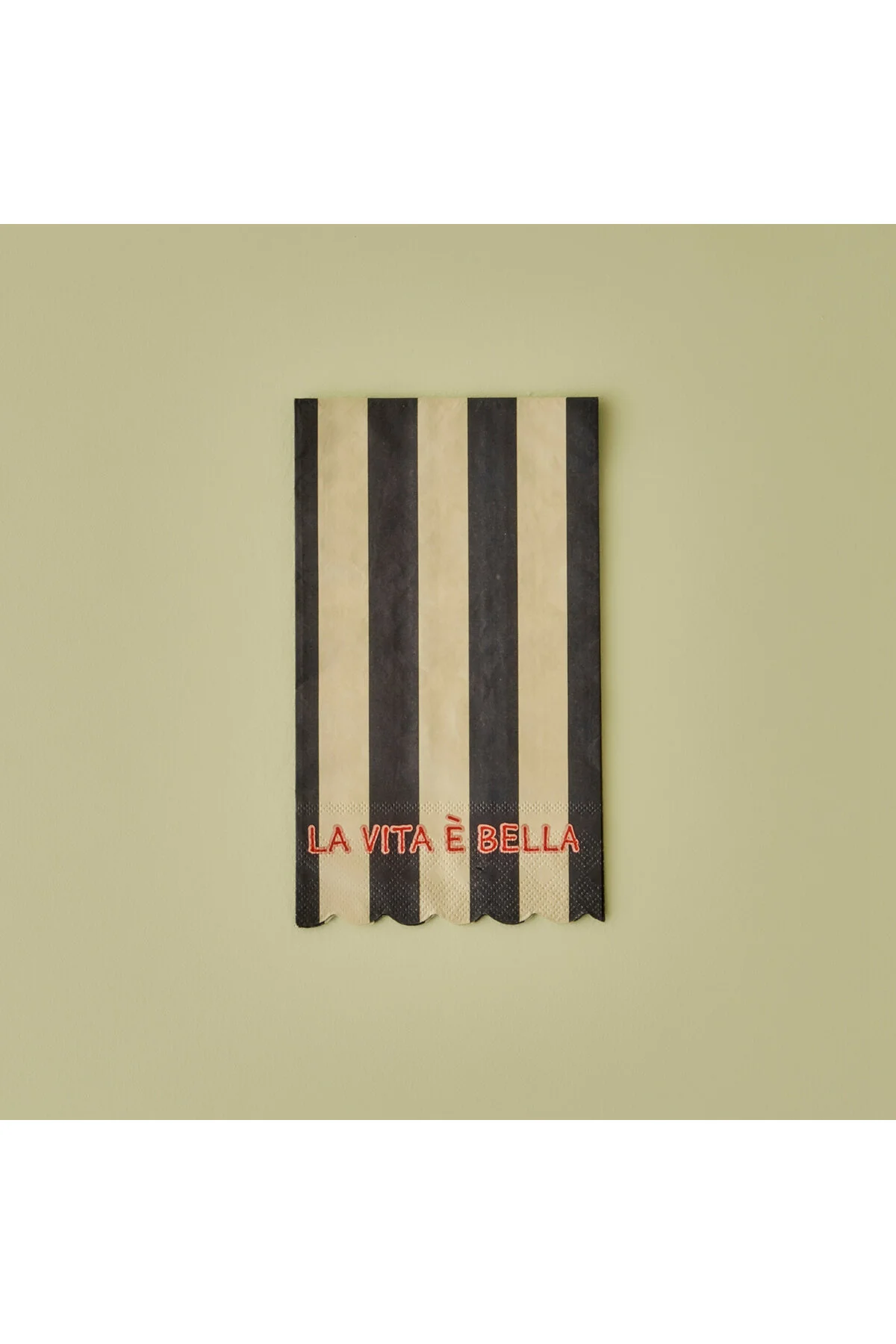 دستمال سفره خط 100 کاغذی آبی 33X39 سانتی متر Bella Maison