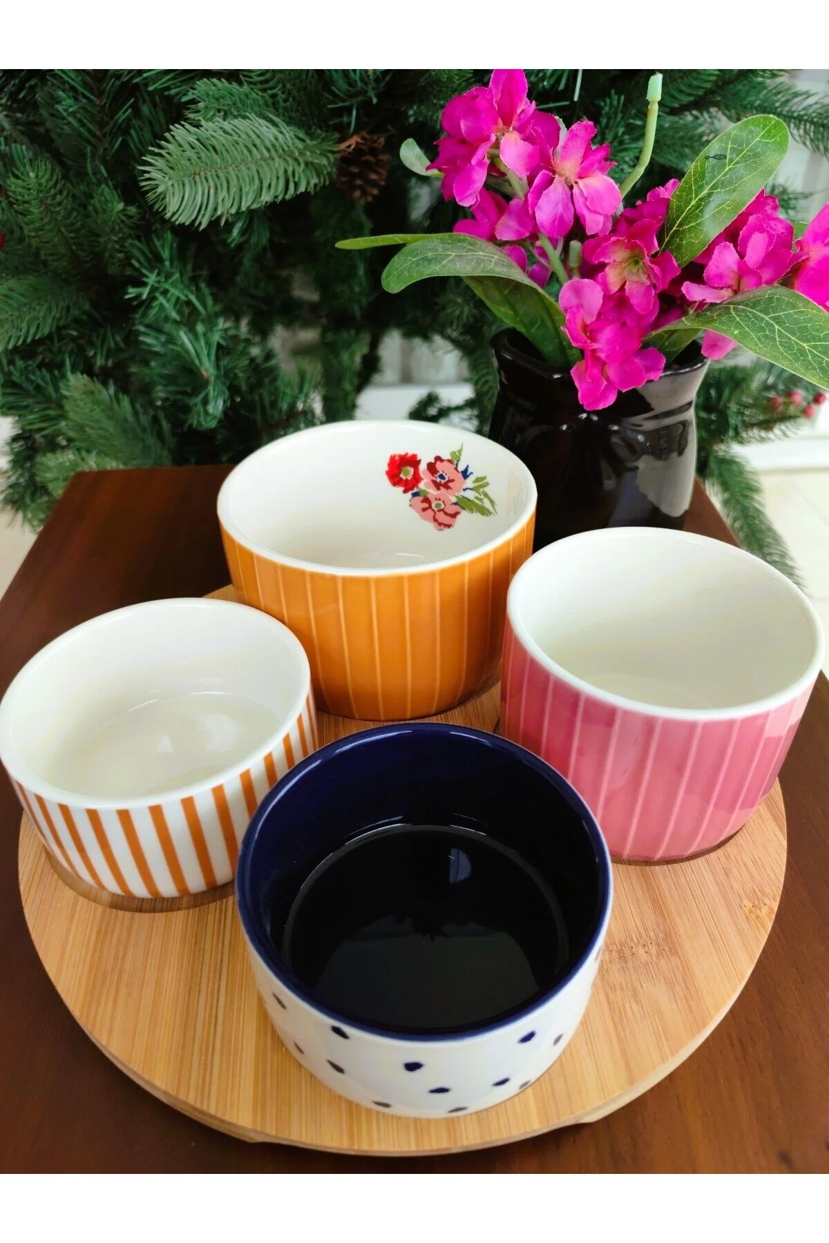 ست سرو GARDEN SERENITY STONEWARE 5 قطعه ارائه 25 سانتی متر رنگ English Home