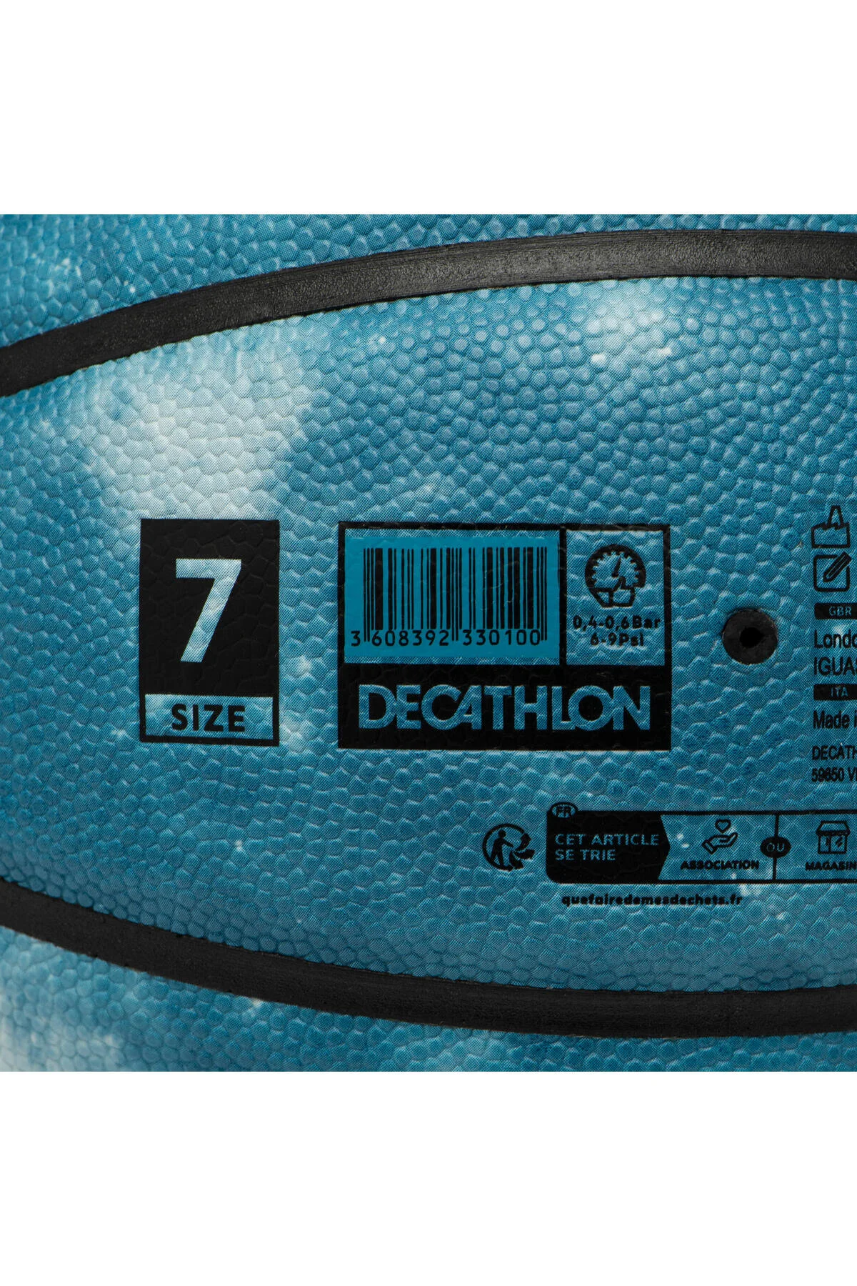 توپ بسکتبال تارمک سایز 7 آبی BT500 تاچ Decathlon