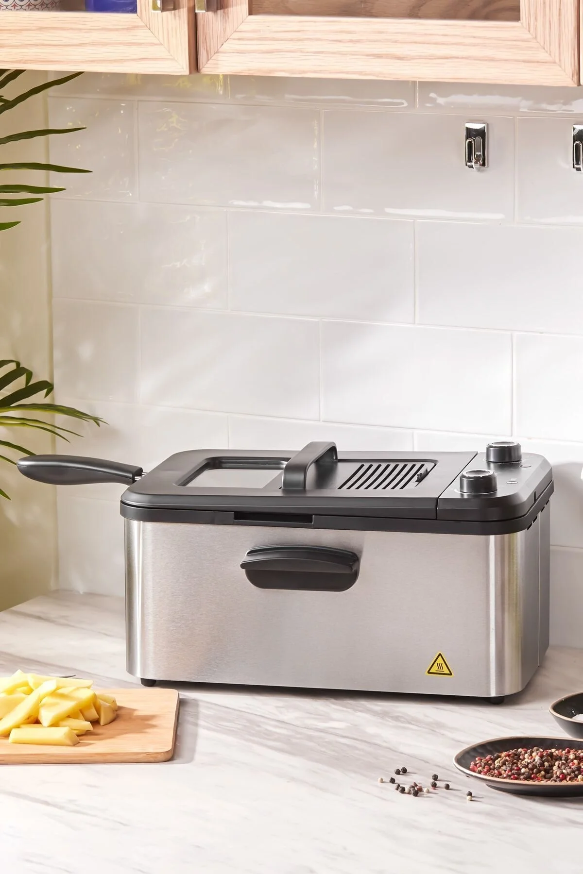سرخ کن بزرگ GRAY INOX با فیلتر روغن 3.2 لیتری اورجینال Empressco